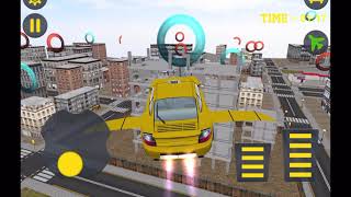 Flying Taxi Car Simulator - Android/iOS Mobile Car Games Gameplay Walkthrough #2 screenshot 3