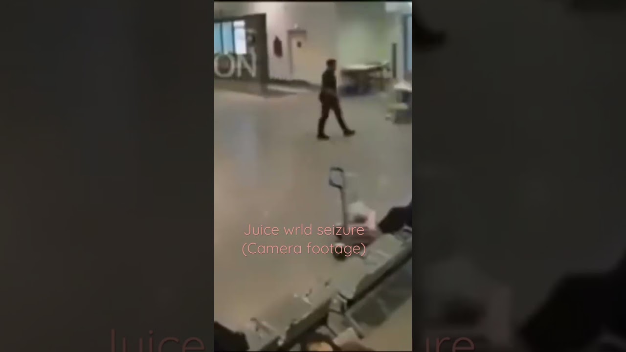 Juice wrld has a seizure in the airport (full camera footage)