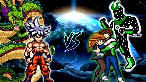 Goku LB V2 OP (all form) VS Ben 10 S3 V4 OP (all form) in Jump Force Mugen