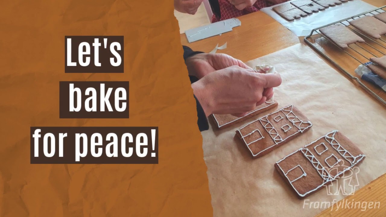 1000 Gingerbread houses campaign for Peace in Yemen from 21. Nov to 21