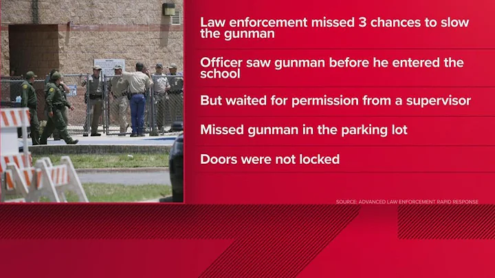 Report shows three missed opportunities to slow Uvalde school shooter