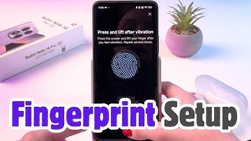 Redmi Note 14 Pro 5G - Step-by-Step Guide to Set Up Fingerprint Unlock
