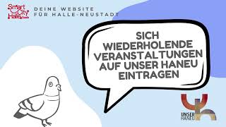 Tutorial: Veranstaltungen im Backend bei Unser HaNeu eintragen