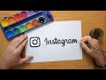 How to draw Instagram logo