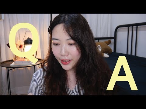 [Non ASMR] Q&A답변영상1 개인적인질문 / 평소목소리