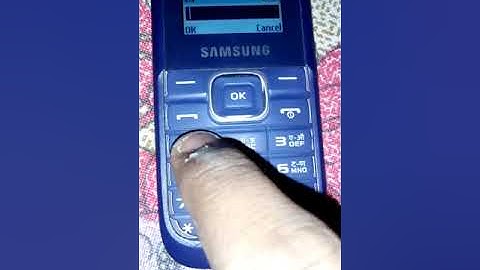 How to set password in Samsung keypad phone