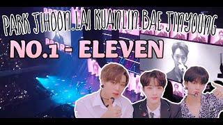 PARK JIHOON LAI KUANLIN BAE JINYOUNG (NO. 1 - ELEVEN)