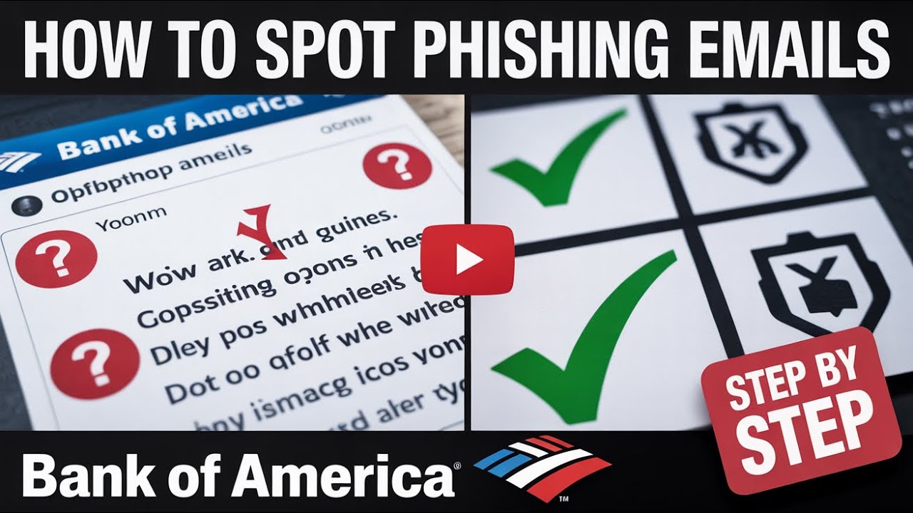 How to Spot Phishing Emails from Bank of America - Email Security Tutorial 2025