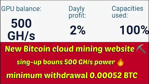 free bitcoin mining website without investment 2023 ll New Bitcoin mining site