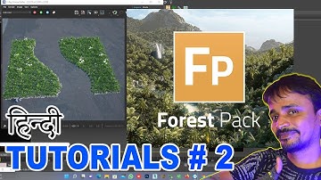 Forest pack Pro Tutorial # 2 3dsmax🤗  | kaboomtechx