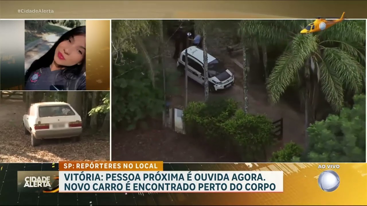 Caso Vitória: colar feminino é encontrado dentro de carro abandonado próximo ao local do crime