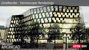 ARCHICAD 22 - CineRender - Stereoscopic Renderings