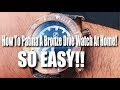 How To Patina A Bronze Dive Watch At Home!