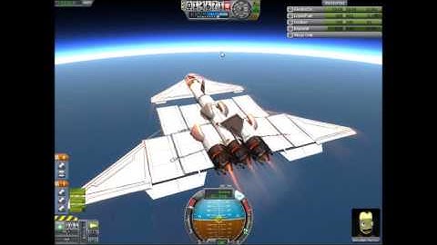 Kerbal Space Program: 2 Stage plane test flight