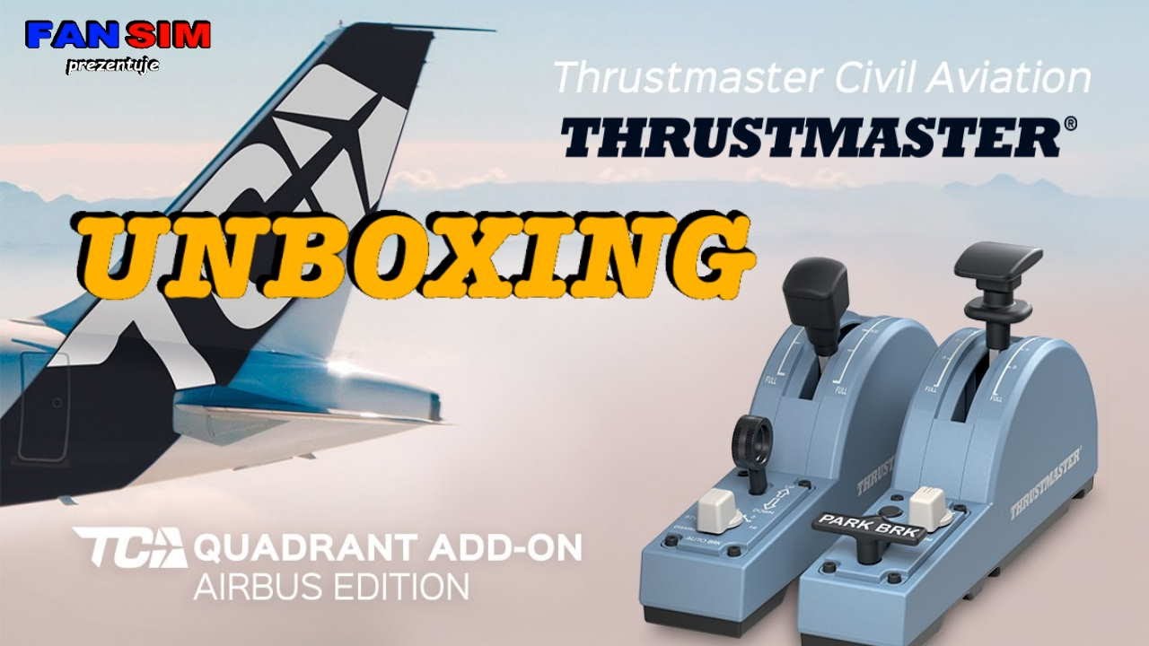 Thrustmaster TCA Quadrant Add-On Airbus Edition Joysticks 2960853