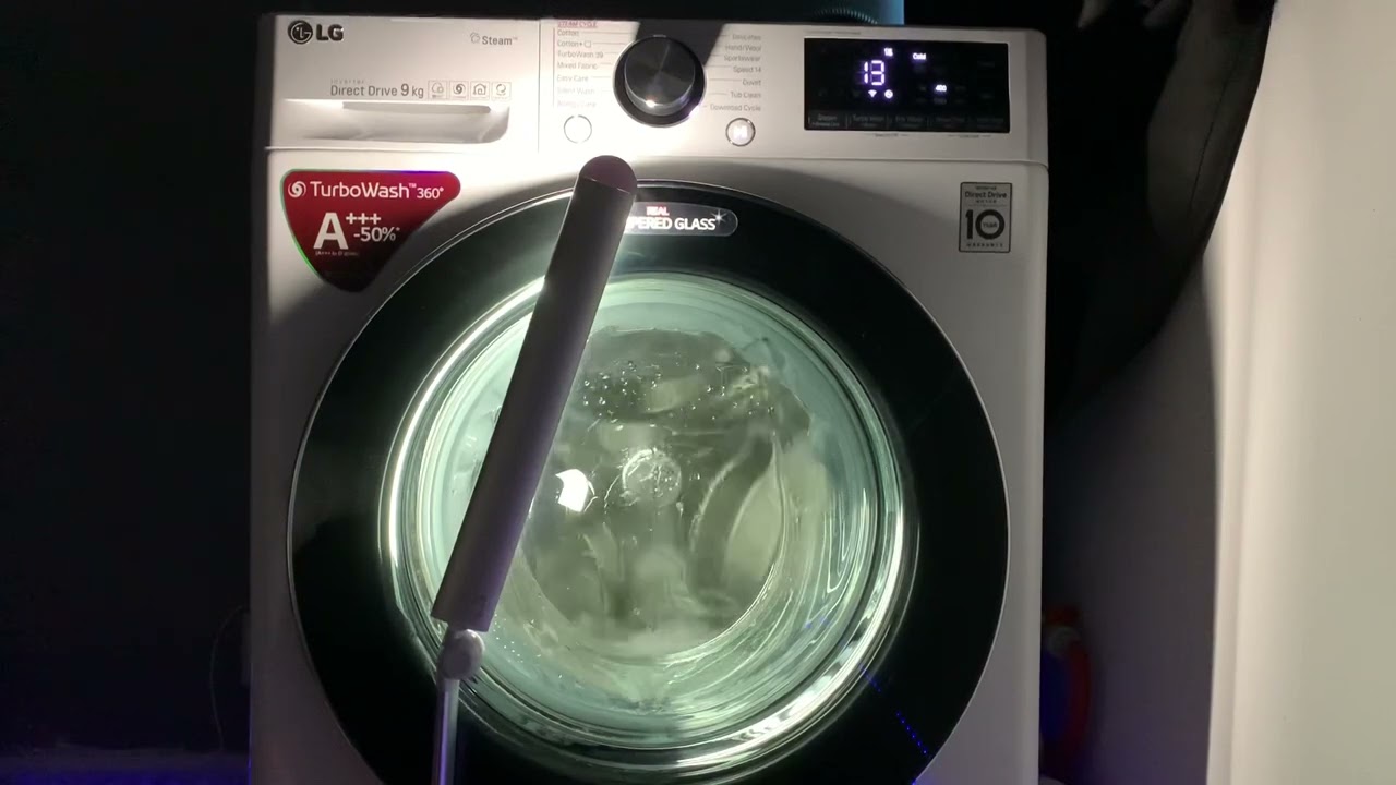 LG F4V909WTS Quick Tub Clean Cycle YouTube