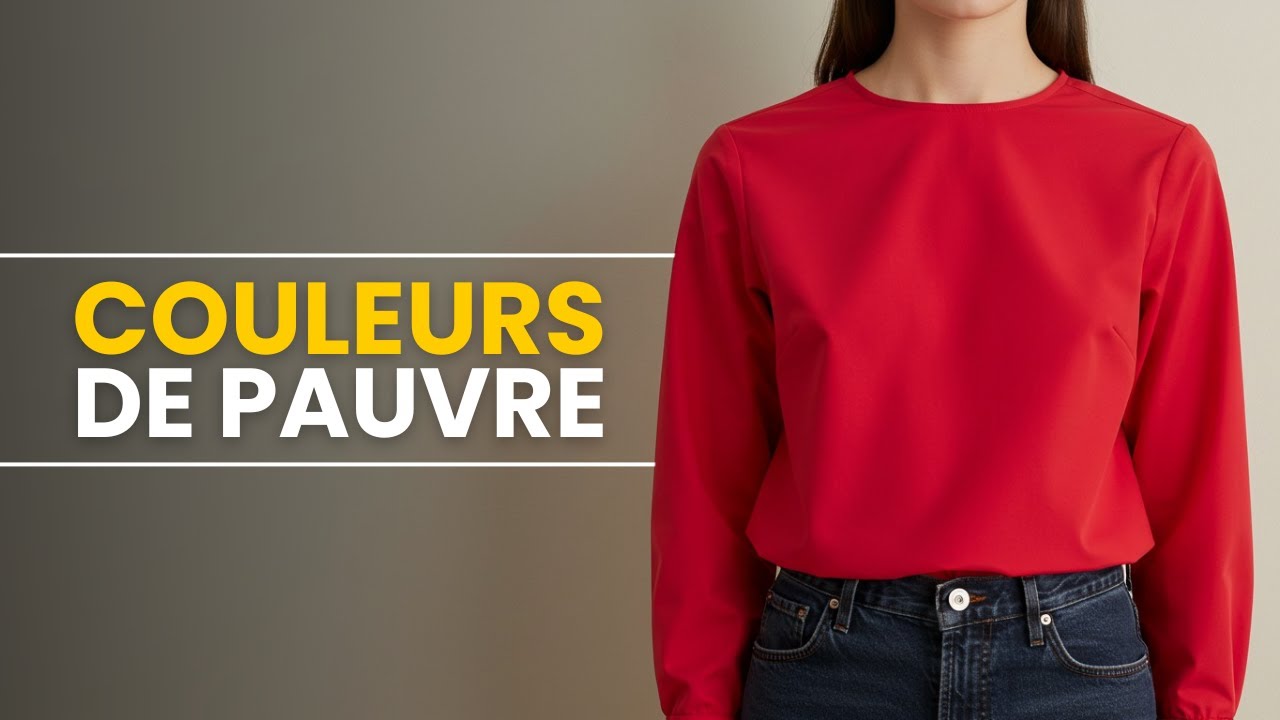 Les 7 Couleurs Qui Te Font Paraître PAUVRE.