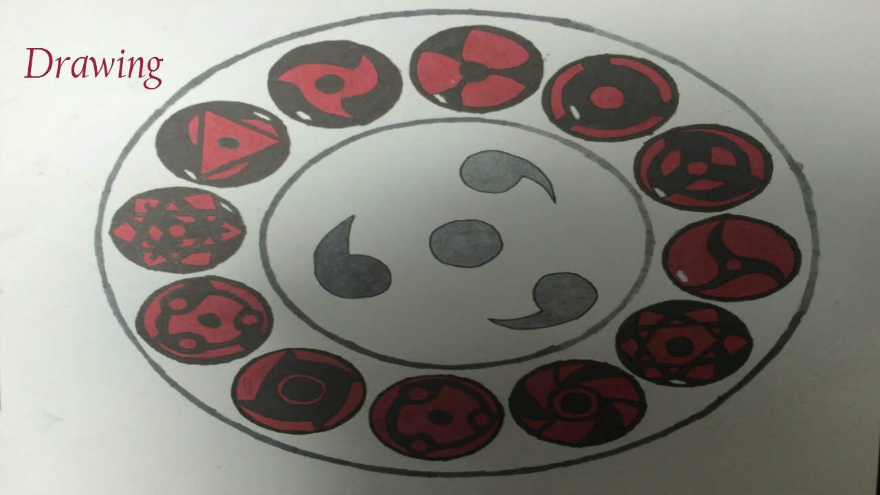 Speed Drawing Naruto Eyes Naruto Shippuden