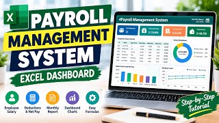 Create a Professional Payroll Dashboard in Excel | Employee Salary | How to Create Salary Report