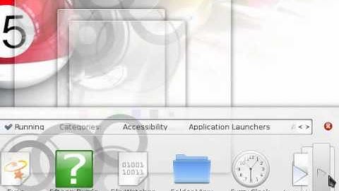KDE Plasma Grouping Desktop activity