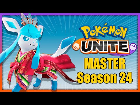 GLACEON GOT ME TO MASTER IN SEASON 24! | MASTER RANKED SoloQ - Pokémon UNITE