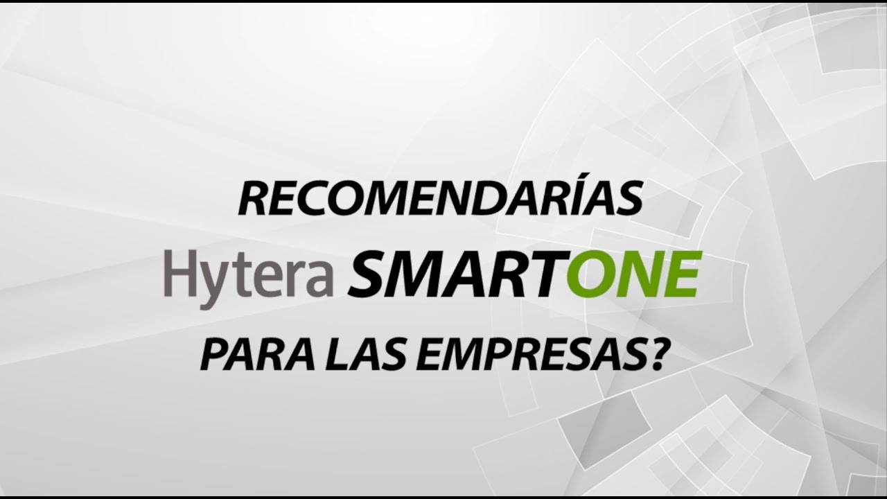 ¿Cuáles son las ventajas de SmartOne de Hytera? - YouTube