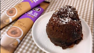 전자레인지로 초코빵 만들기 | 초코 컵케이크 | 노오븐케이크 | 초간단 레시피ㅣmicrowave chocolate cake ㅣno oven baking