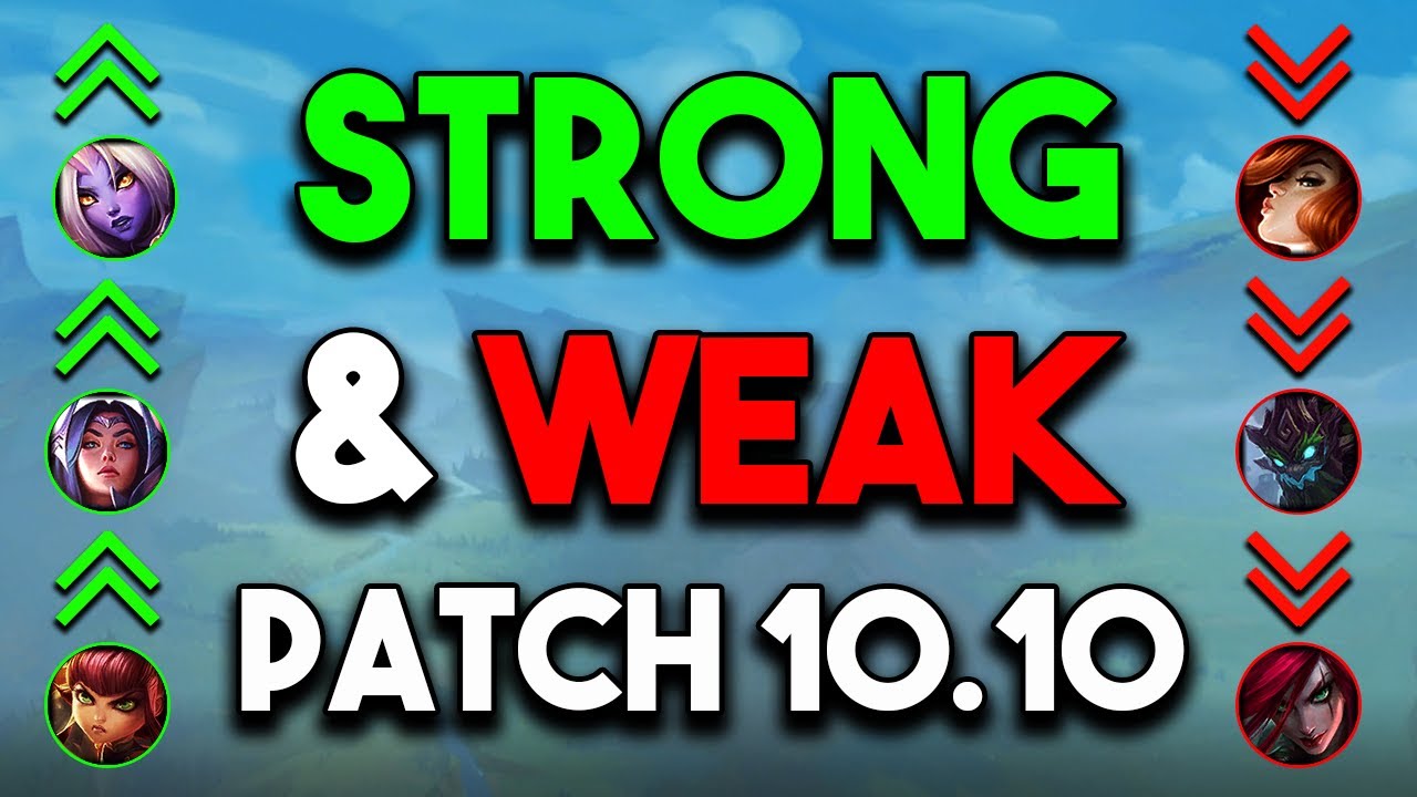 All Patch 10.10 Changes | New Strong and Weak Champs w/ Tier List Predictions
