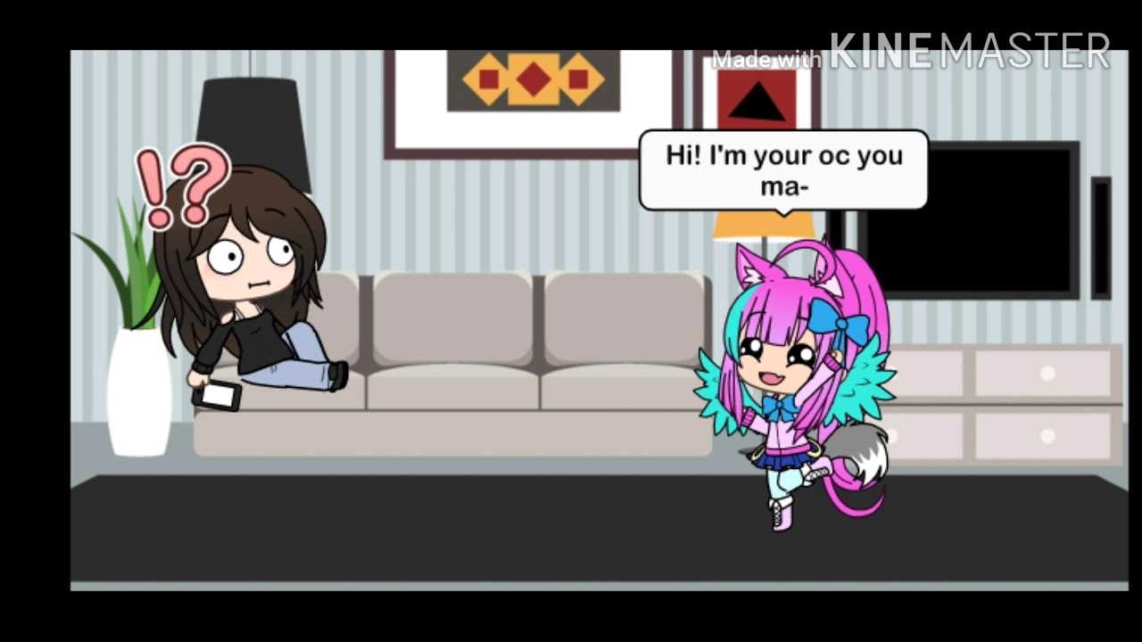 If I met my Gacha OC - YouTube