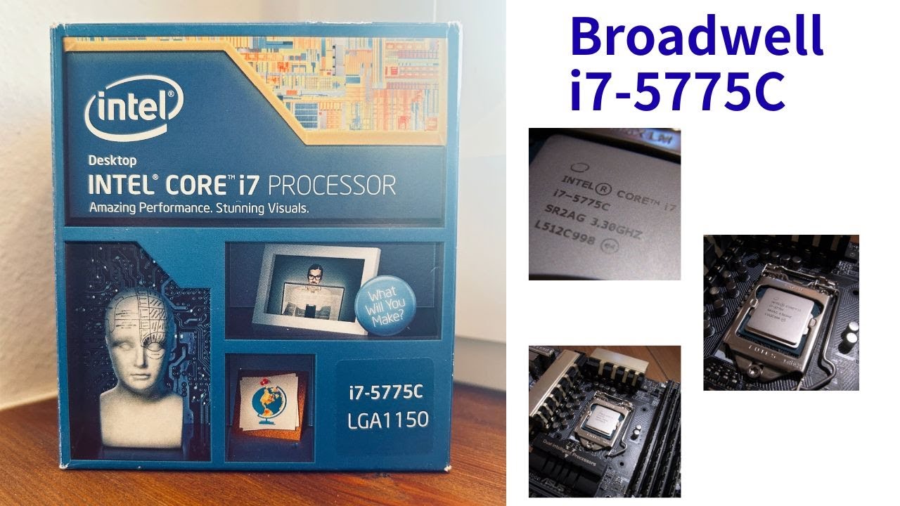 Broadwell Core i7-5775C が思っていたより強くなかった。 - YouTube