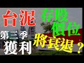 個股存股分析｜1101台泥存股配息股價評估｜如何看懂台泥財報表現？｜檢視存股合理價位估算，可以有多少的預期殖利率？｜低檔價位又在哪裡？可以有多少殖利率？｜