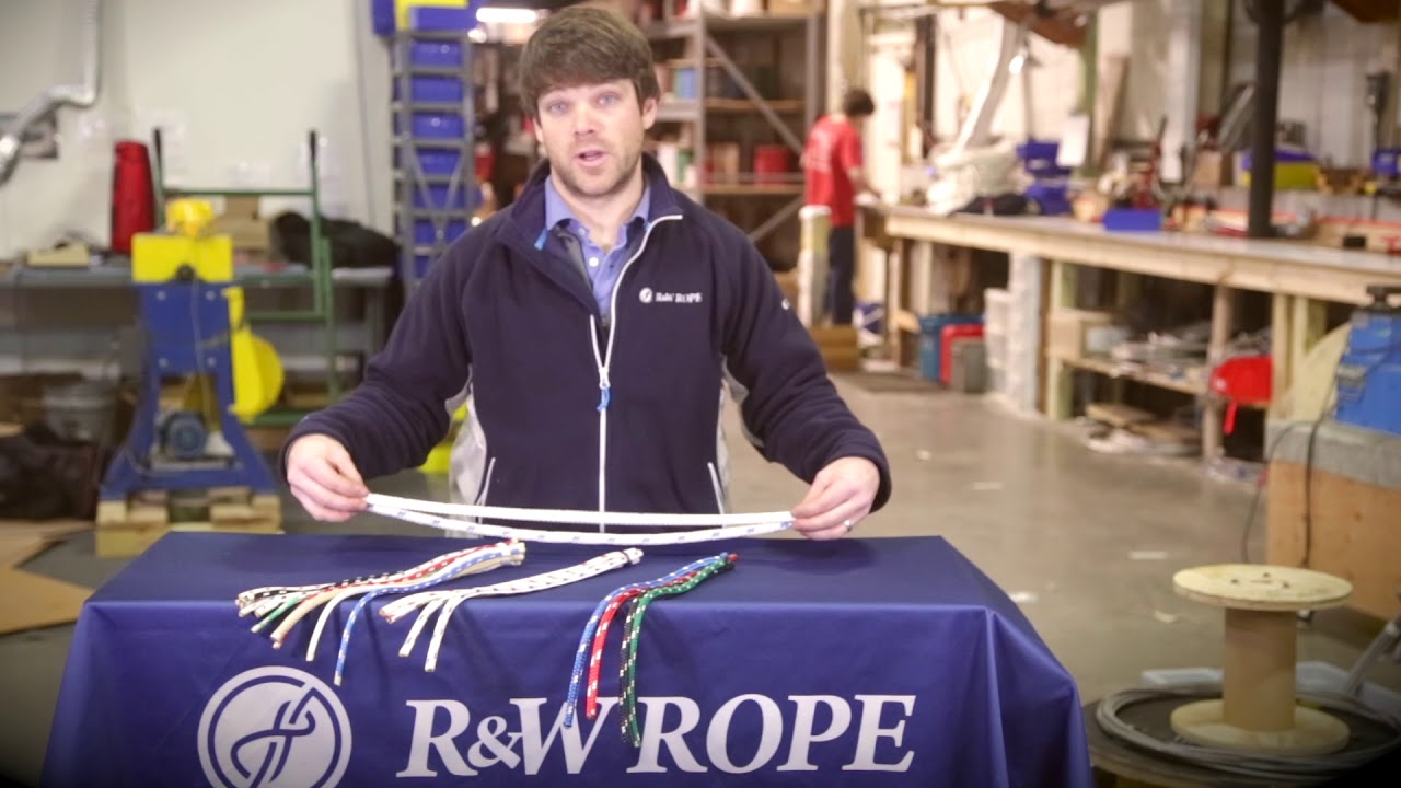 Double Braid Rigging Polyester Double Braid Ropes - Sta-Set and XLE - R&W Rope Rigging ...