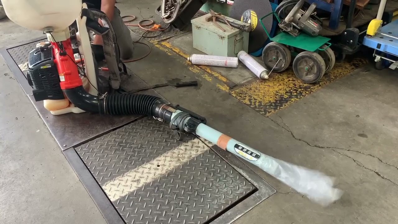 KIORITZ 共立 背負式 動力噴霧器 散布機 DME500 簡易動作確認動画