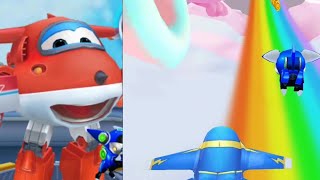 Super Wings Indonesia | Jerome Terbang diatas Pelangi