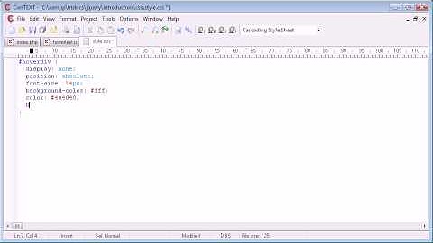 jQuery Tutorial - 50 - Hover over description