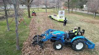 Fall leaf clean up of 2024