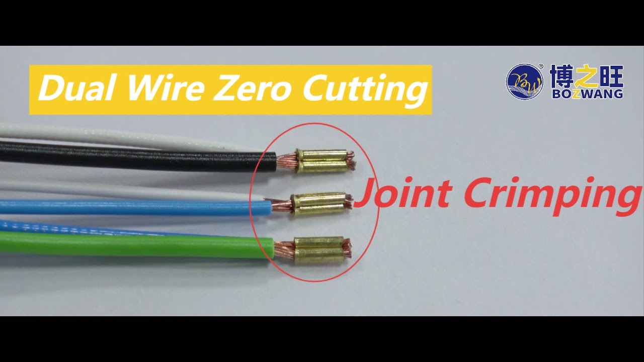 BZW-SCR Dual-Wire Zero Cutting+Parallel Crimping Machine - YouTube