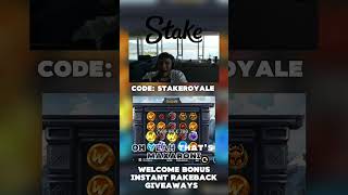 💰 CODE: STAKEROYALE TrainwrecksTV insane moment #maxwin #casino #trainwreckstv #stake #Rakeback