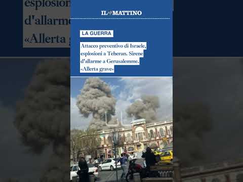 Video Attacco preventivo di Israele, esplosioni a Teheran. Sirene d'allarme a Gerusalemme. «Allerta grave»