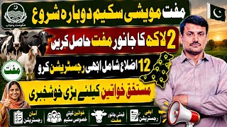 CM Punjab Livestock Program 2026 | Free Cows &amp; Buffaloes for Women