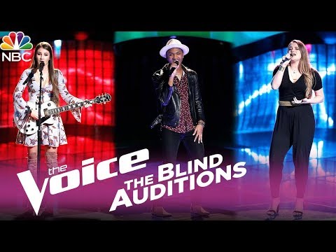 The Voice 2017 - Blind Audition Montage: Alexandra Joyce, Eric Lyn, Anna Catherine DeHart