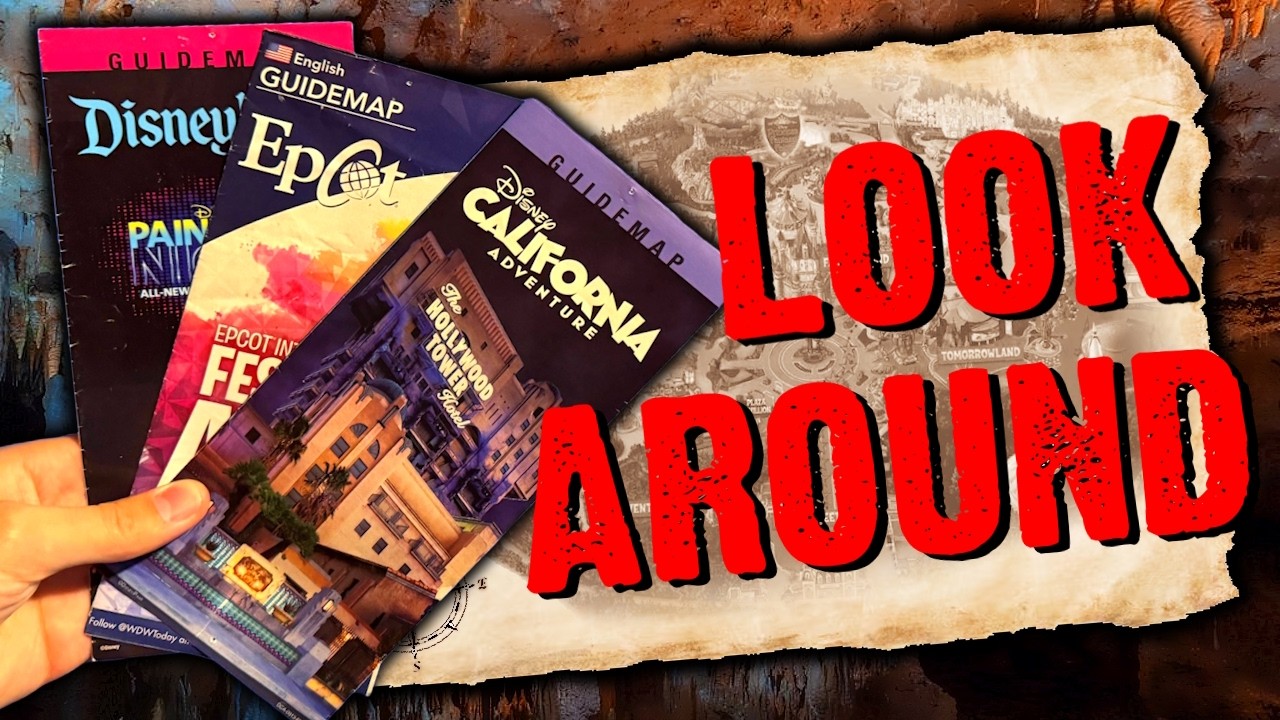 The Lost History of Disney Park Maps - YouTube
