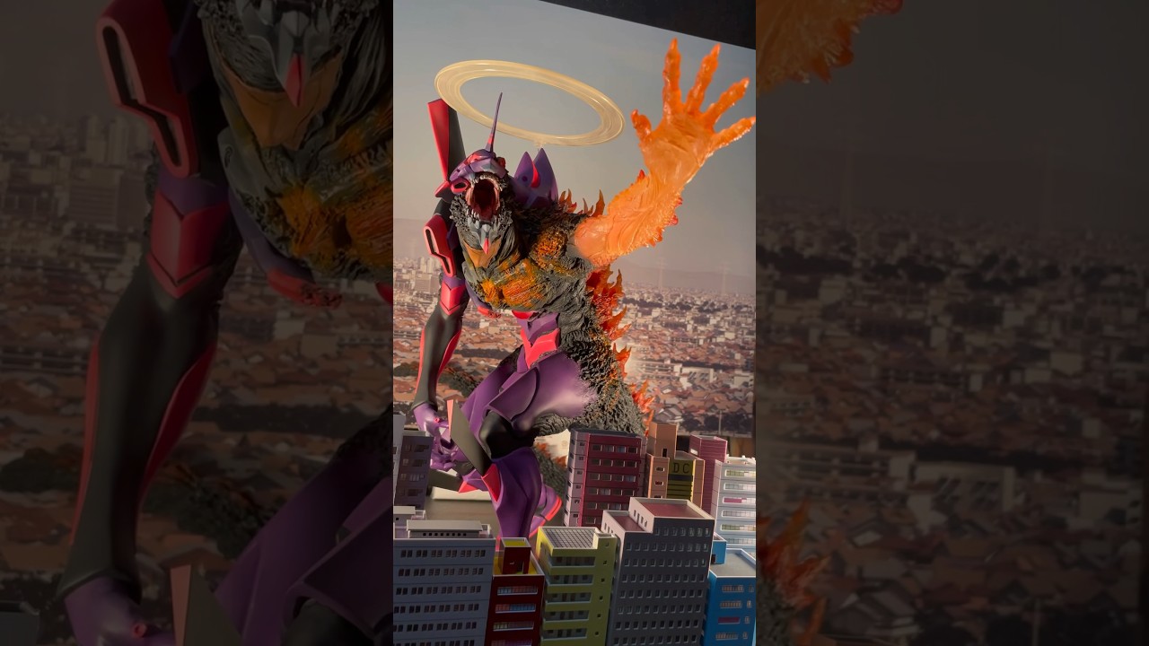 ゴジラ対エヴァンゲリオン 東宝30cm エヴァ初号機 バーニングG覚醒形態