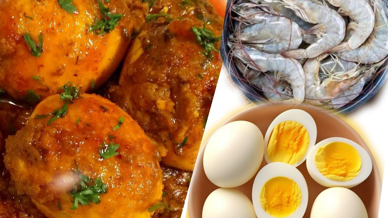 పచ్చి రొయ్యలు కోడిగుడ్డు కూర కొత్తగా ఈ స్టైల్ లో చేస్తే ఎవరైనా ఇష్టపడతారు 🤤//prawns and egg curry 😋 