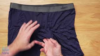 SEPARATEC Men's Underwear Breathable Soft Bamboo Boxer Briefs with Dual Pouch Design