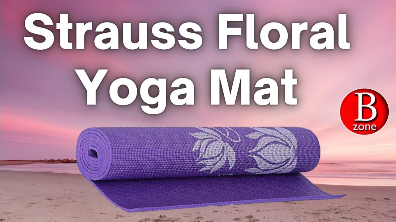 Strauss Floral Yoga Mat | Best Yoga Mat | Yoga Mat 2021