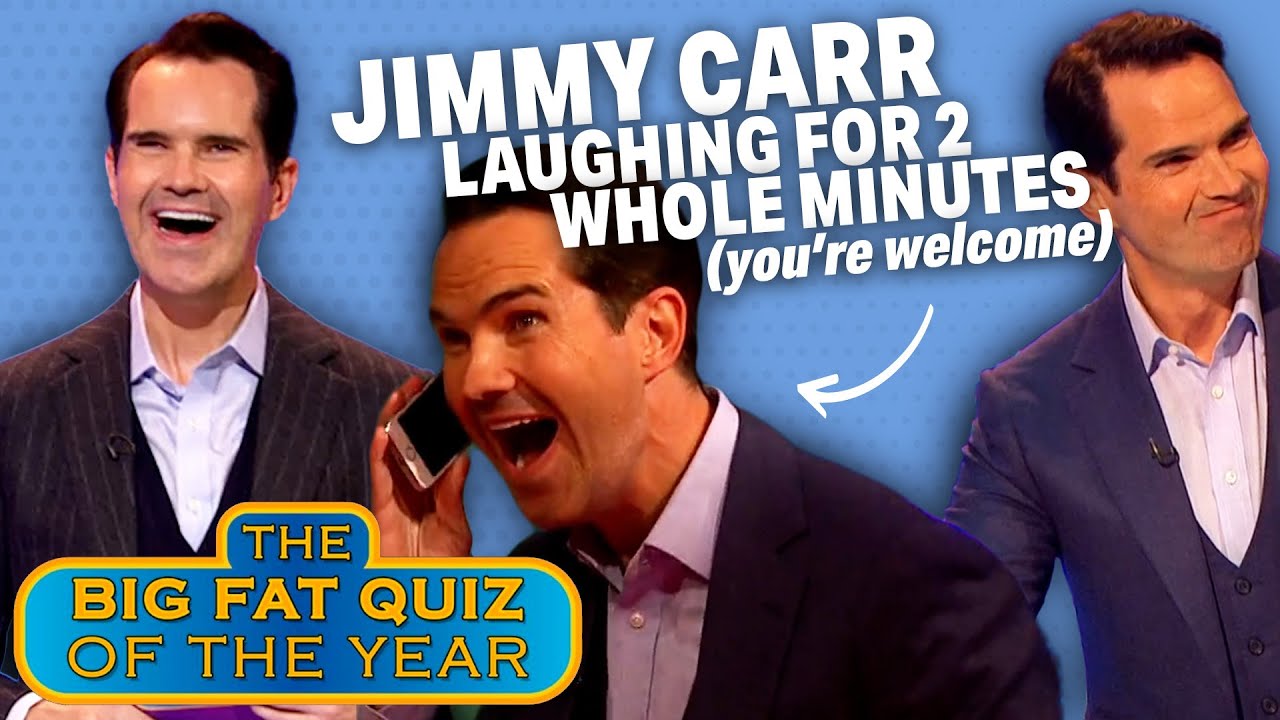 Jimmy Carr's Laugh For 2 And A Half Minutes Straight (You're