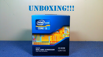 Intel CORE i3 3220 ivy bridge CPU Unboxing