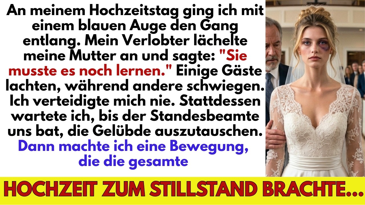 Meine eigene Mutter drückte mir am Morgen meiner Hochzeit eine Flasche Make-up in die Hand, um den Bluterguss zu verdecken, den mein Verlobter mir zugefügt hatte. „Eine misshandelte Tochter,...