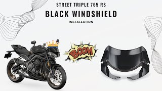 How To Install Windscreen On Triumph Street Triple 765 Rs